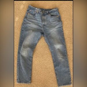 Levi’s premium 501 straight leg jeans